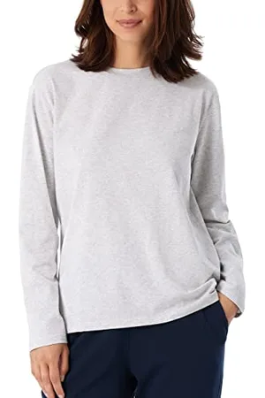 Schiesser Damen Schlafshirt langarm Baumwolle - Mix + Relax, , 46