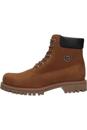 Bugatti Herren Schnürstiefel, Männer Stiefel,schnürboots,halbstiefel,schnürung,Boots,Winterstiefel,Winterschuhe,mittelbraun (6410),41 EU / 7 UK