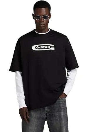 G-Star RAW Herren Old School Logo Boxy T-Shirt, , M
