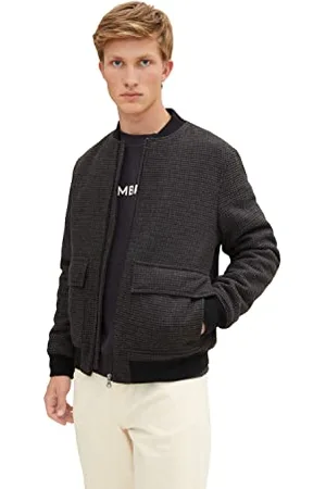 TOM TAILOR Herren Bomberjacke mit Wolle 1032439, , L