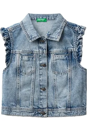 Benetton Mädchen 2dw2cj00t Herren Weste, , 140 cm