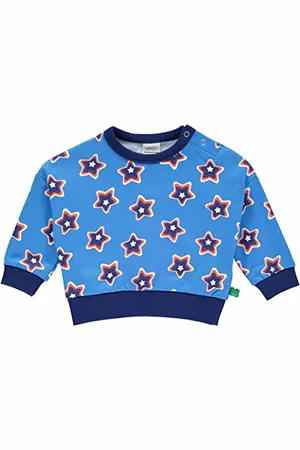 Green Cotton Jungen Star Sweatshirt Baby Pullover Sweater, Happy Blue, 56 EU