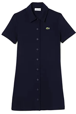 Lacoste Damen Ef6922 Kleider, Marineblau, 38