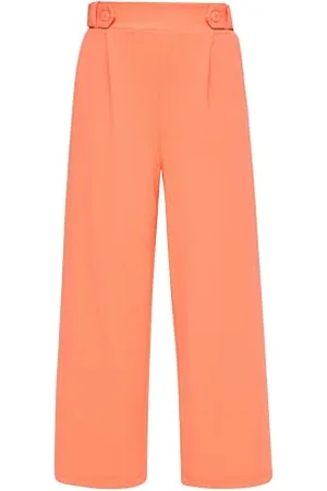 QS by s.Oliver Damen 2151352 Hose 7/8 Wide Leg, , 42