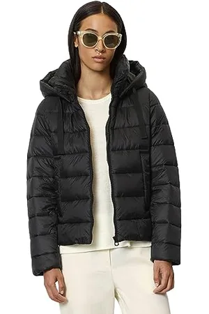 Marc O’ Polo Damen 308085170129_990_46 WOVEN OUTDOOR JACKETS, Schwarz, 46 EU