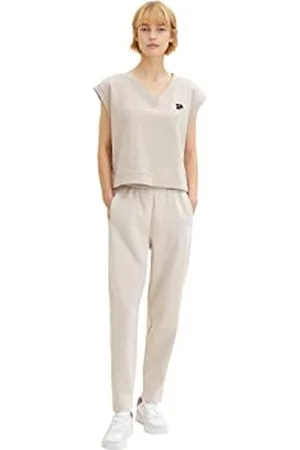 TOM TAILOR Damen Sweatpants mit Ziernaht 1032745, , XXL