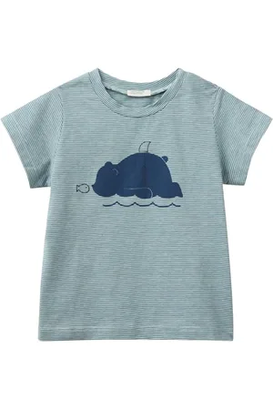 Benetton Baby-Jungen 3qfna104e T-Shirt, , 82