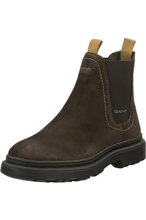 GANT FOOTWEAR Damen TIMBLY Chelsea-Stiefel, Dark Brown, 37 EU