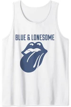 The Rolling Stones Rolling Stones 72 Logo Blau und Lonesome Vintage- Tank Top