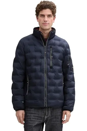 TOM TAILOR Hybrid Weste mit abnehmbarer Kapuze, sky captain blue, XXL