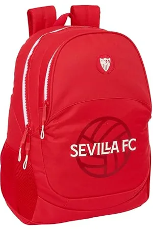 Safta Sevilla FC Schulrucksack für Kinder, ideal für Kinder verschiedener Altersgruppen, bequem und vielseitig, Qualität und Widerstandsfähigkeit, 32 x 16 x 44 cm, , , Estándar, Casual