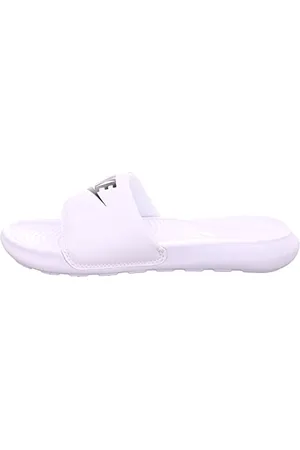 Nike Herren Victori One Slipper, White Black White, 42.5 EU