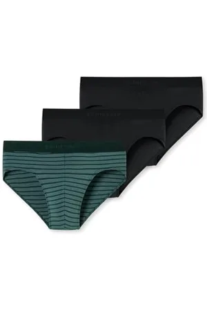 Schiesser Herren 3 Pack Slips Bio Baumwolle Multipack - 95/5 Organic, , 8