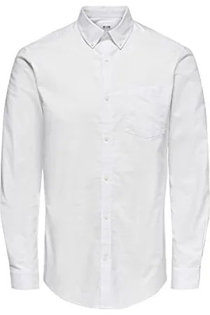 Only & Sons Herren Onsneil Life Ls Organic Oxford Shirtnoos, , XS