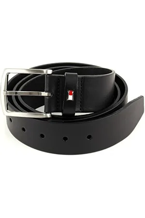 Tommy Hilfiger Herren Gürtel New Denton Belt 4,0 cm Ledergürtel, , 105 cm