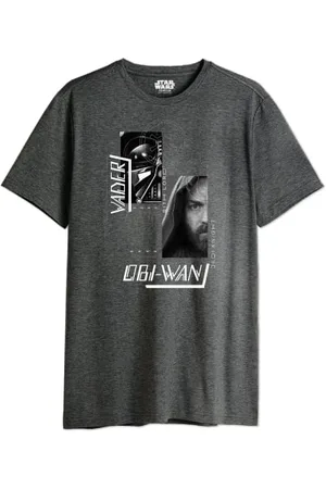 STAR WARS Stars Wars Herren Meswobits006 T-Shirt, Anthrazit, XL