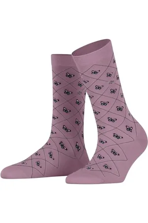 Burlington Damen Socken Butterflies W So Baumwolle gemustert 1 Paar, , 36-41
