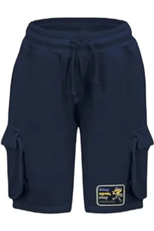 LTB Shorts für Jungen Manoho Bermudashorts aus Baumwolle Mittlere Taille in Blau - Größe 176CM