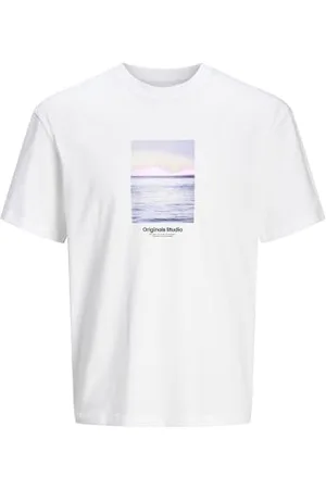 JACK & JONES Male T-Shirt Printed Crew Neck T-Shirt