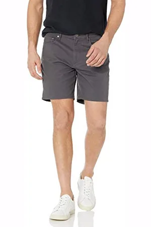 Amazon Herren 17,8 cm Schrittlänge 5-Pocket-Stretch-Shorts mit geradem Schnitt, , 42W