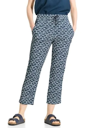 CECIL Damen B377895 7/8 Hose mit Print, , XXL / 26L