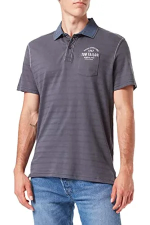TOM TAILOR Herren Poloshirt mit Streifen 1033409, , XXS