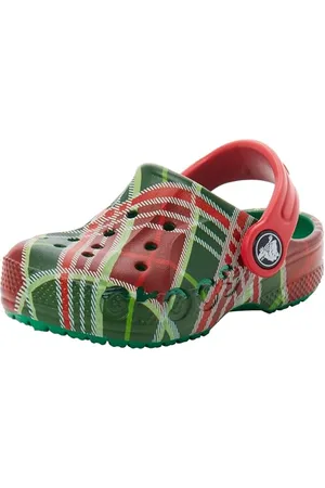 Crocs Unisex Kinder Baya Holiday Plaid Clog T Clog, , 24/25 EU
