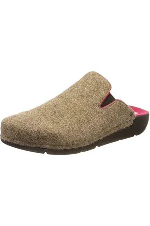 Berkemann Damen Vianna Hausschuh, sandbeige/pink, 42 2/3 EU