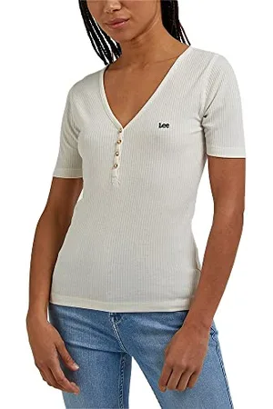 Lee Damen Henley T Shirt, , S EU