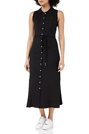 Tommy Hilfiger Damen Polokleid Slim Fit, , XL