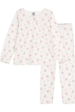 Petit Bateau A0BD6 Langarm-Pyjama Mädchen 5 Jahre