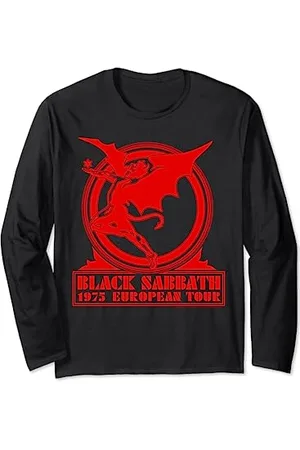 Black Sabbath Offizielle 1975 Europatour Langarmshirt