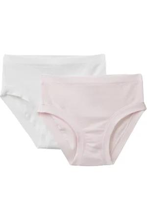 Benetton Mädchen Set 2 Slip 3ZQM0S1W2 Funktionsunterwäsche, , 130