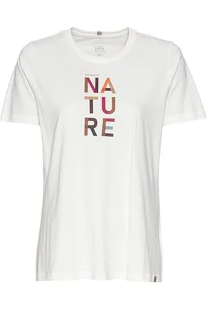 Camel Active Damen T-Shirt mit Print aus nachhaltigem Organic Cotton Womenswear-XL