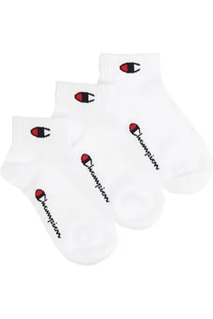 Champion Unisex – Kinder und Jugendliche Core Socks Junior 3PP Quarter Innensocken, , 27-30