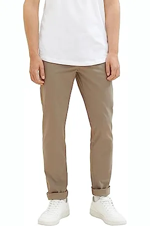 TOM TAILOR Herren 1039802 Slim Fit Chino Hose aus Baumwolle, 10941-Coastal Fog Beige, 30/34