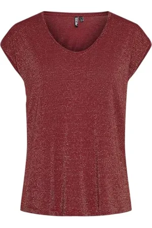 Pieces® Pcbillo Tee Lurex Stripes Noos Bc