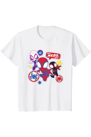 Marvel Kinder Spidey and His Amazing Friends Go-Webs-Go Boys T-Shirt