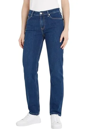 Tommy Hilfiger Damen Jeans Classic Straight Fit, Blau (Kai), 26W / 32L