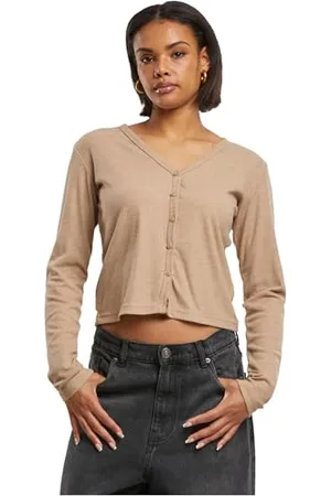 Urban classics Damen Tb7001-ladies Rib Cardigan Strickjacken, , M EU