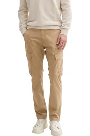 TOM TAILOR Herren Regular Fit Cargo Hose mit Stretch, , L