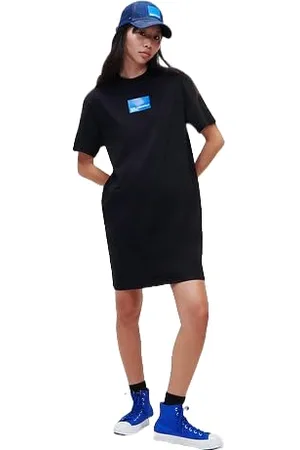 Karl Lagerfeld Regular FIT KURZÄRMELIGES T-STÜCK-Kleid, , S
