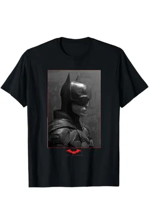 Batman Erwachsene Unisex Cartoon T-Shirt Kurzarm S Klassische Passform Offiziell Lizenziert