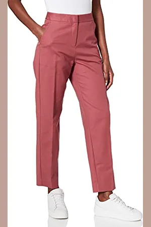 Tommy Hilfiger Damen Slim Slub Cotton Ankle Pant Hose, , 44 EU