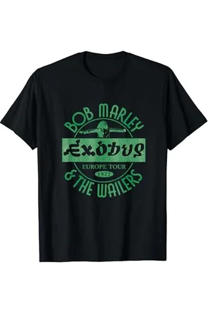 Bob Marley Exodus Europe Tour 1977 weiß T-Shirt