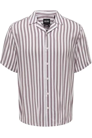 Only & Sons Herren Freizeit Hemd ONSWAYNE Regular Fit XS S M L XL XXLGestreift, Größe:XL, Farbe: 22013267