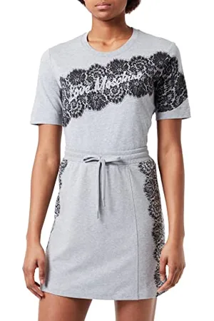 Moschino Womens with Handmade lace Print T-Shirt, , 40