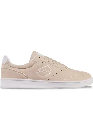 Lotto ISKAR Unisex Sneaker, BEIGE/White, 36 EU