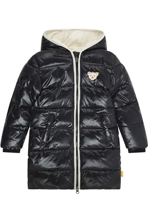 Steiff Jacke EU Größe 92 navy, Mädchen Outdoor Jacke, Winterjacke für Mädchen, Kinderjacke wasserabweisend, warm und bequem, waschmaschinenfest