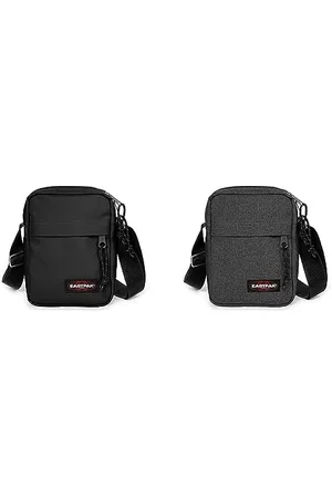 Eastpak Unisex-Erwachsene Umhängetasche The One Shoulder Bag, 21 cm, 2.5 L, Schwarz (Black) & Grau (Black Denim)